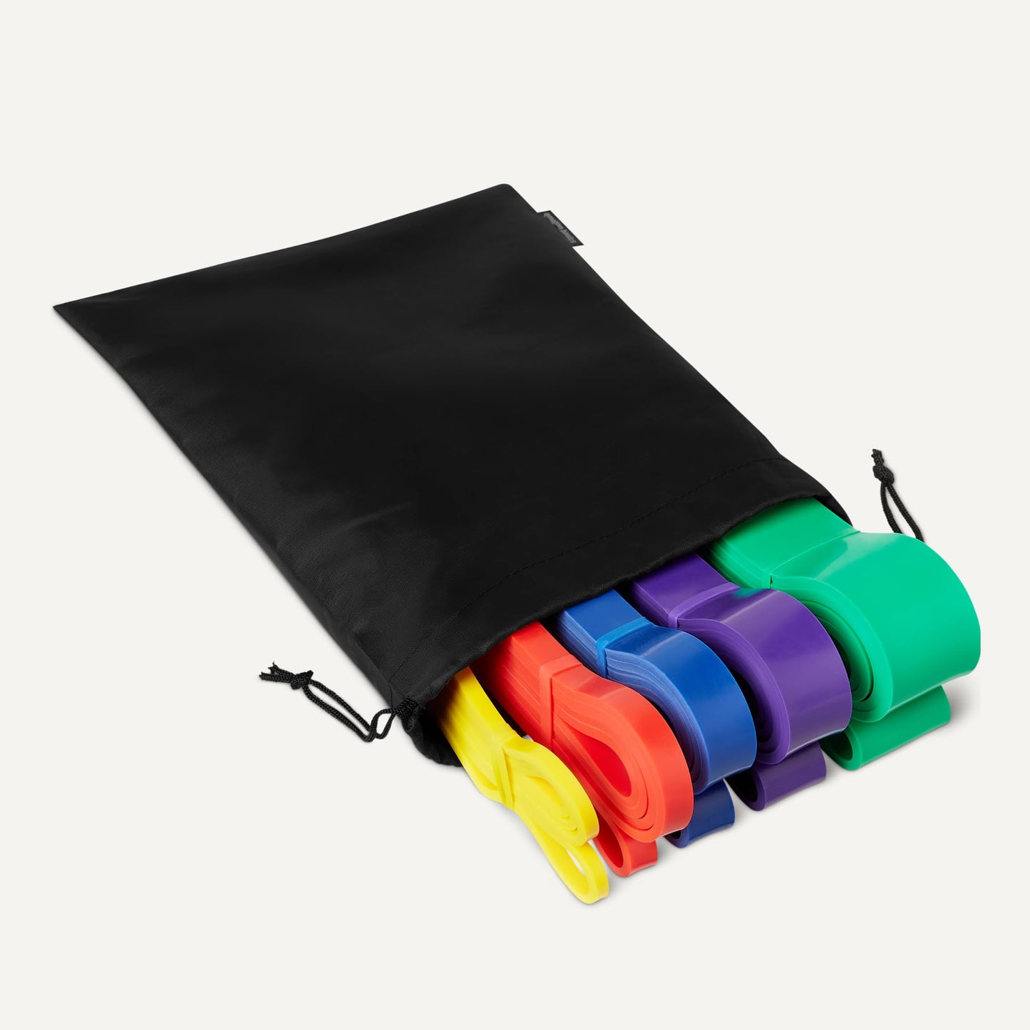 Amazon Basics Exercise Resistance Bands for Working Out, Set of 5, Multiple Resistance Levels
