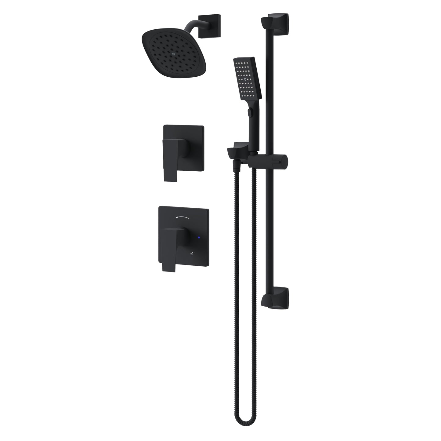 Verity HydroMersion Double Handle Shower Trim Kit with Hand Spray
