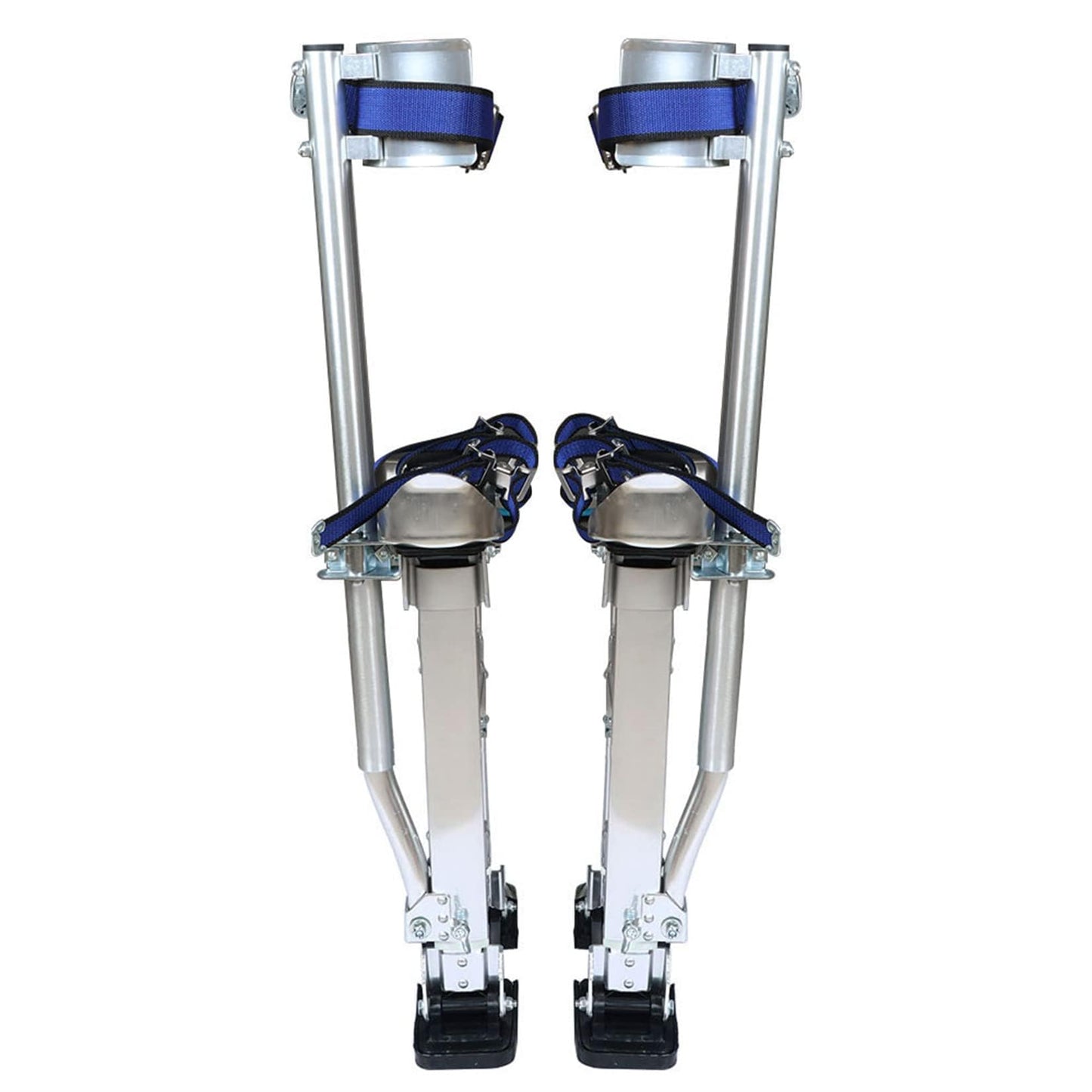 findmall 24-40 Inch Drywall Stilts Grade Adjustable Auminum Tool Stilt for Painting or Cleaning - Silver