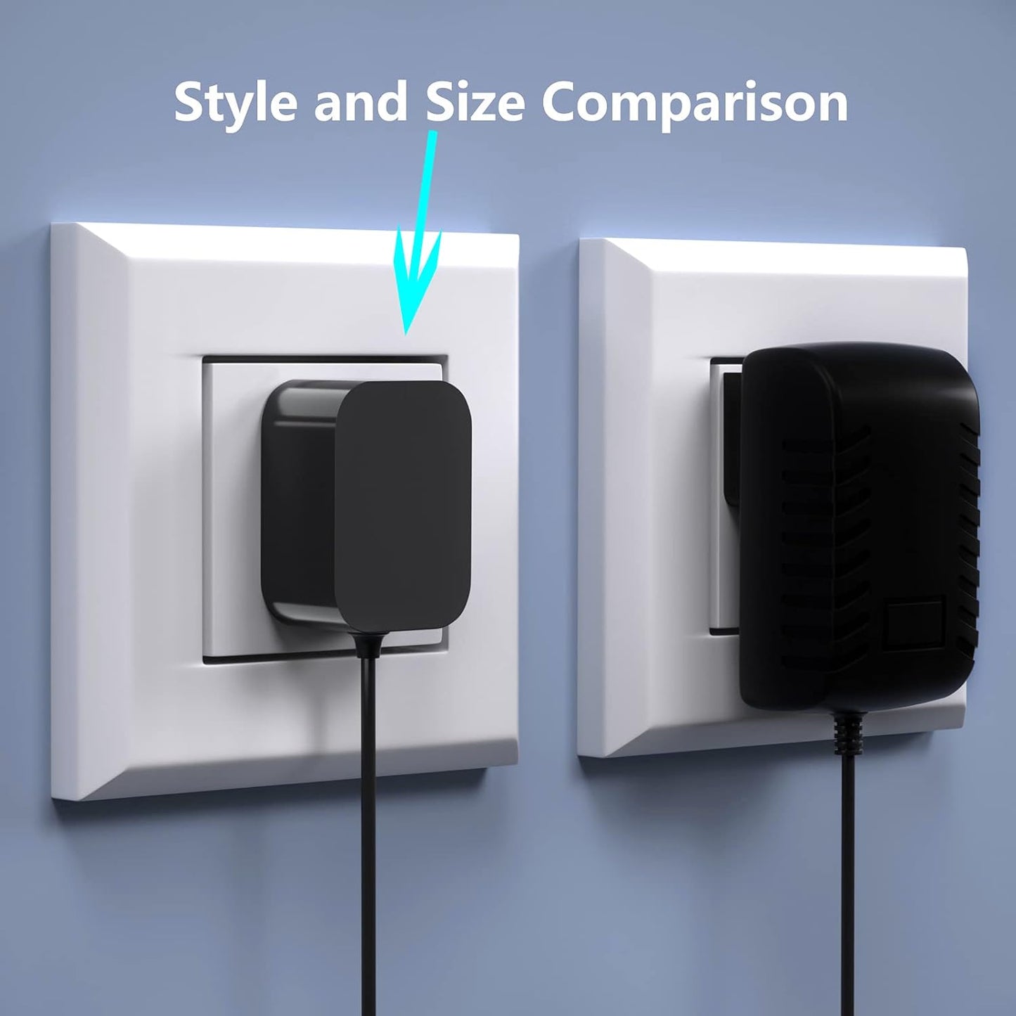 vhbw 5.9Ft 5V/1A Replacement Wall Power AdapterCompatible with Smart Lighting Bridge Hub