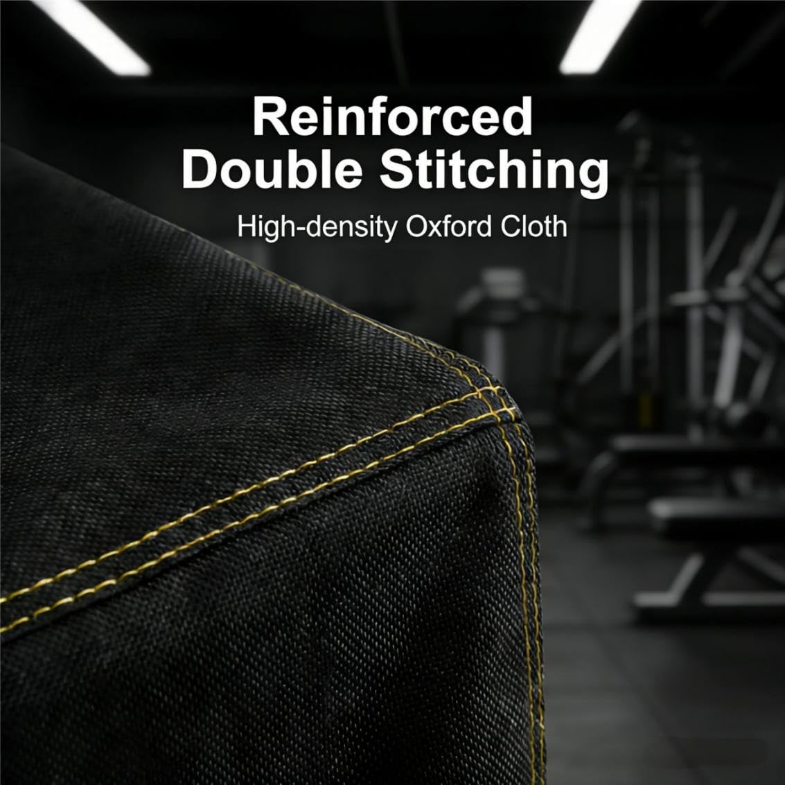 Multi-Functional Weight Bench cover, 66"L x 21"W x 19"H,Suitable for FID fitness chairs and Workout bench of similar dimensions, High-density Oxford fabric, featuring ventilation holes,Black