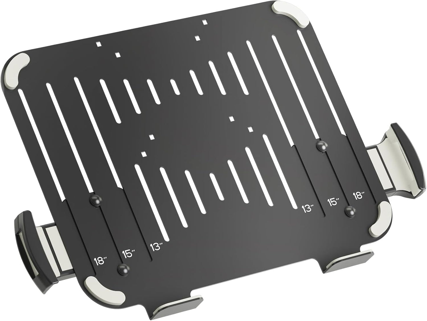 suptek 13 18 inch 75x75/ 100x100 mm 10lbs,Black(TP007) Adjustable to Laptop VESA Arm Mount Tray for Monitor Arms