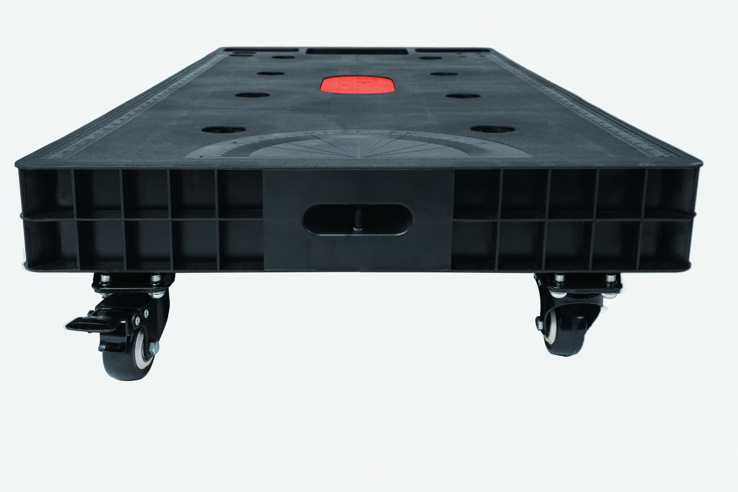 Disston Omni Plus 5 in 1 Workbench, Clamping Table, Scaffold, Dolly and Creeper All in one Work Table Orange/Black