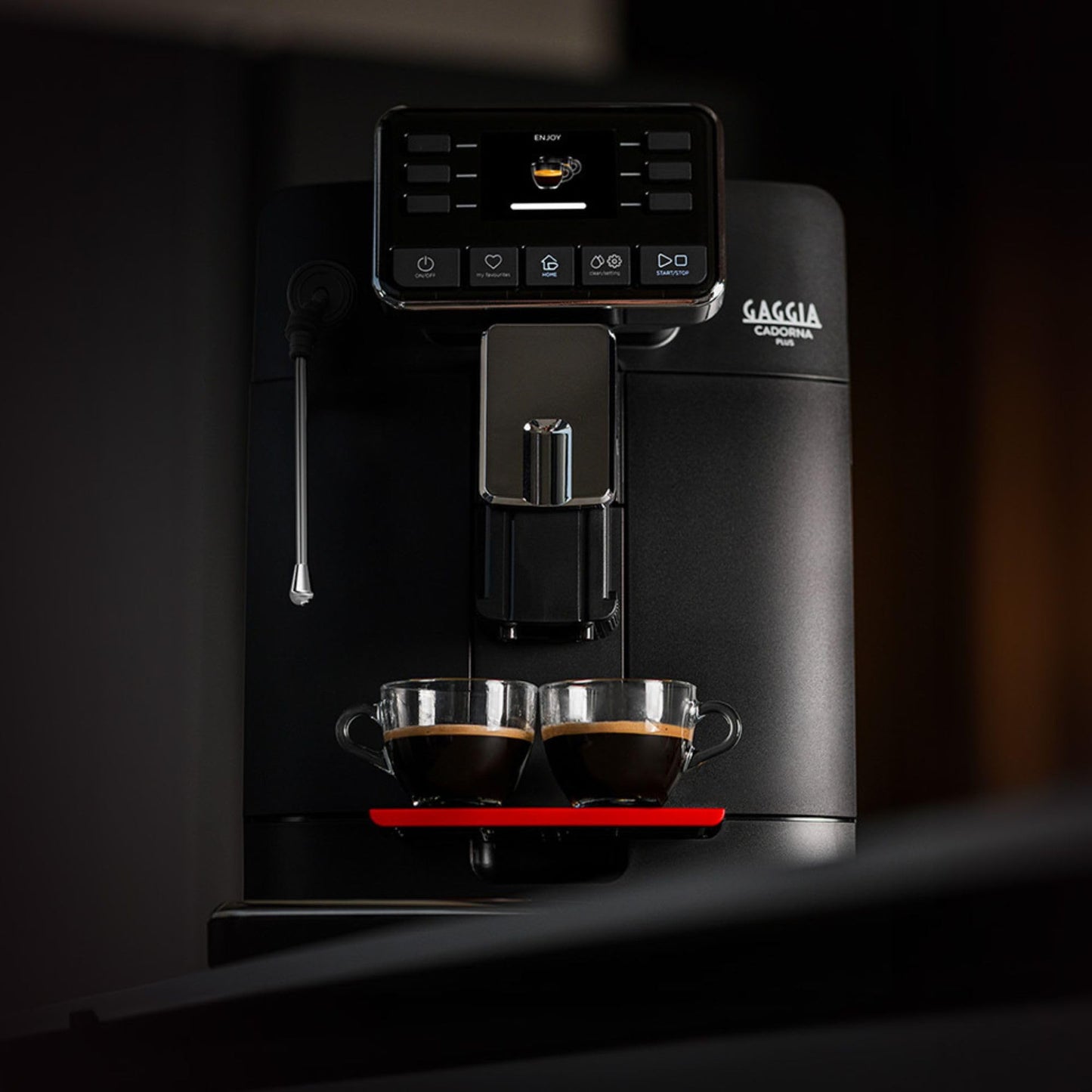 Gaggia Cadorna Barista Plus Super-Automatic Espresso Machine, Black, Medium