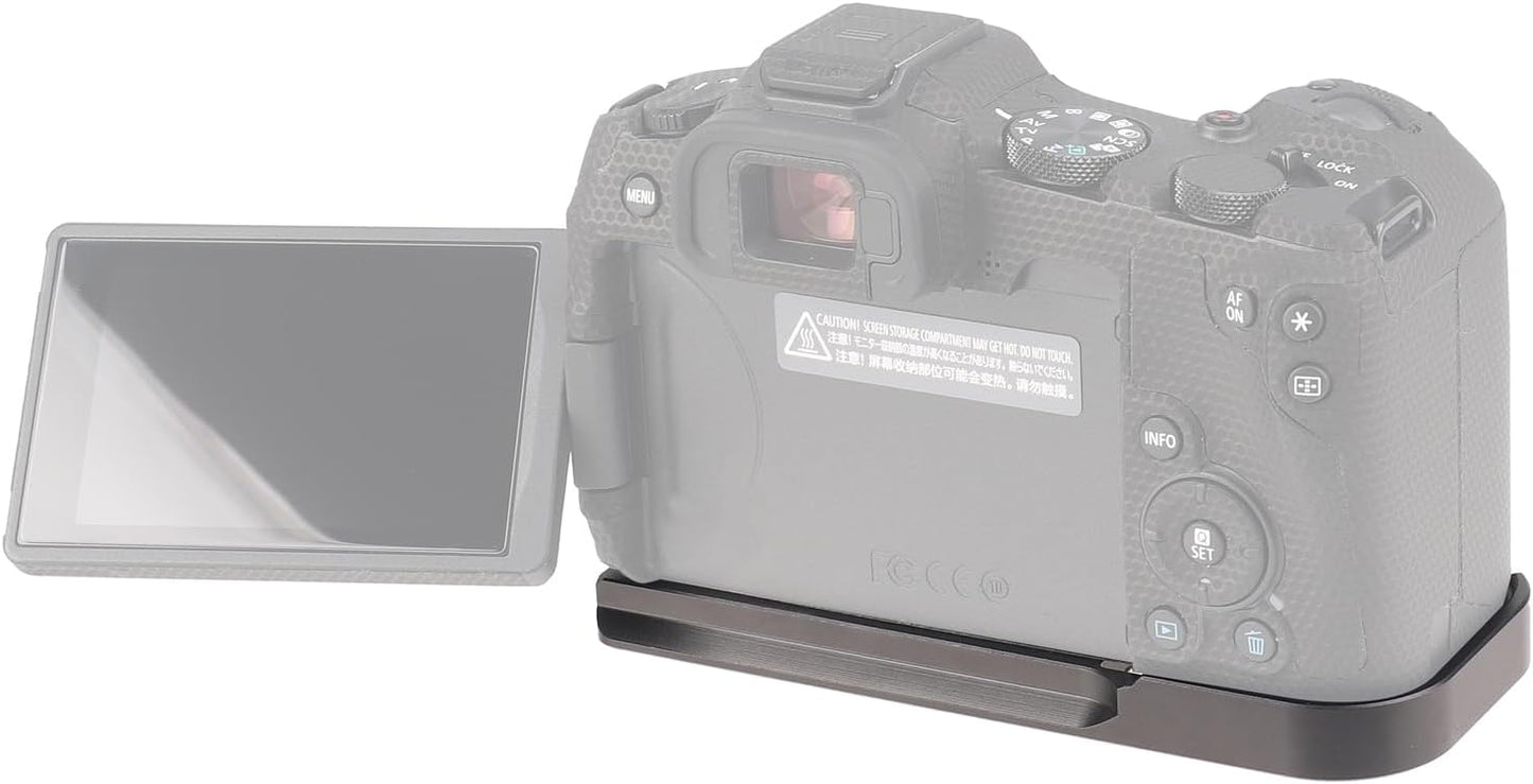 FocusFoto R8 Quick Release Baseplate QR Plate Mount for Canon EOS & RP Mirrorless Camera, Compatible with Arca-Swiss