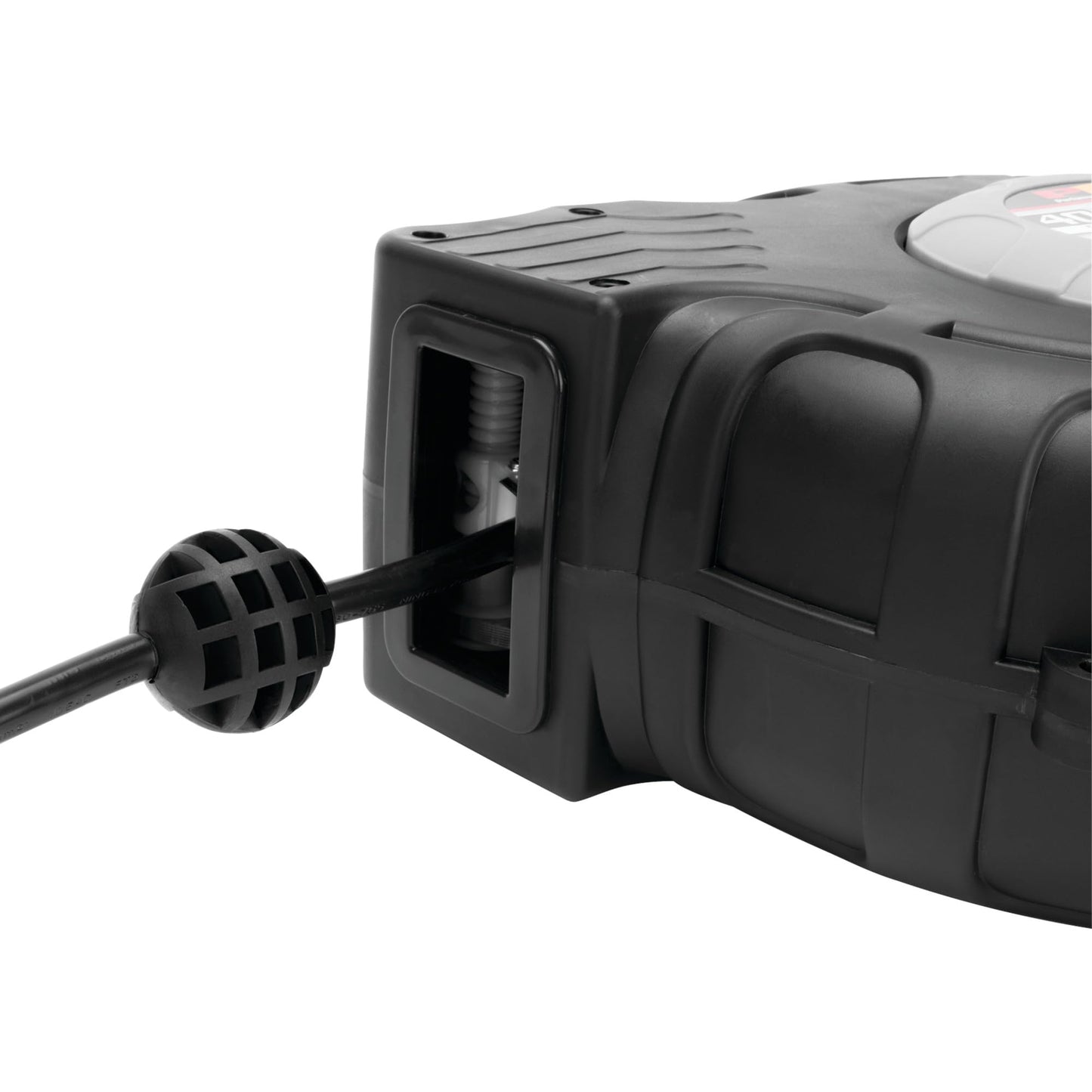 Performance Tool W2278 40ft 12-Gauge Retractable Power Cord Reel with Spring Loaded Auto-Rewind
