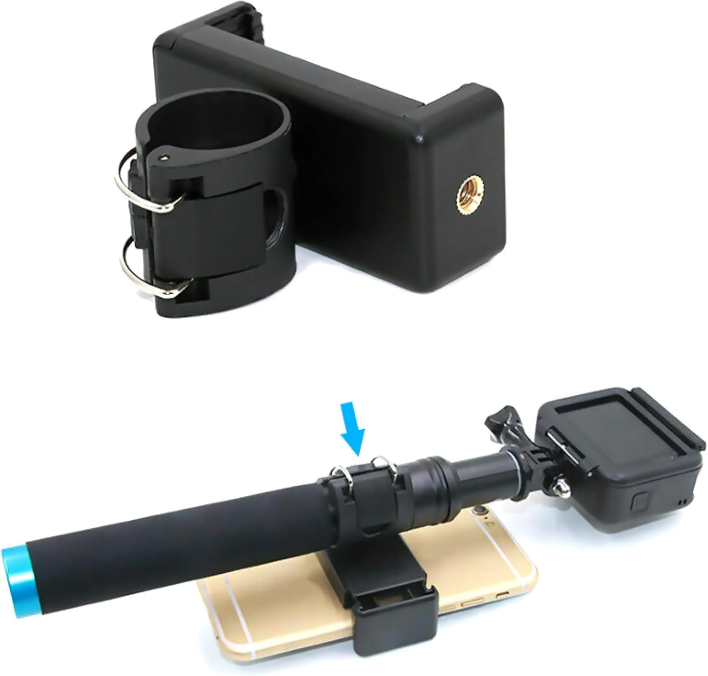 MLKOSS 7 6 5 4 Camera Stick Handheld Selfie Stick+Tripod Mount+Phone Clip+ Strap Stand Holder for Hero Series Parts