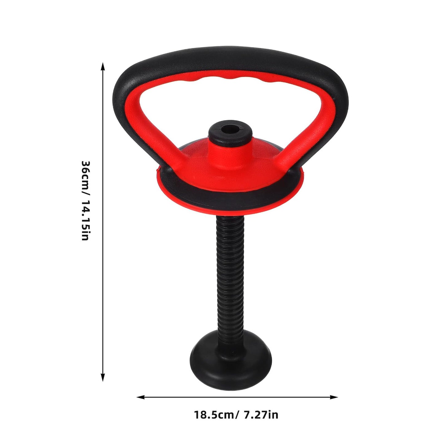 FOYTOKI Adjustable Kettlebell Handle with Stable Base and Nut Quick Assembly Ergonomic Grip for Strength Training Full Body Workouts Home Gym 14.17X7.28X4.80In