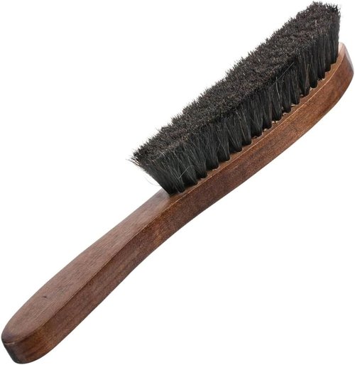 Home-it Hat Brush - Premium Dust Brush with Horse Hair Bristles | Ideal for Clothes, Suits, Cashmere & Wool