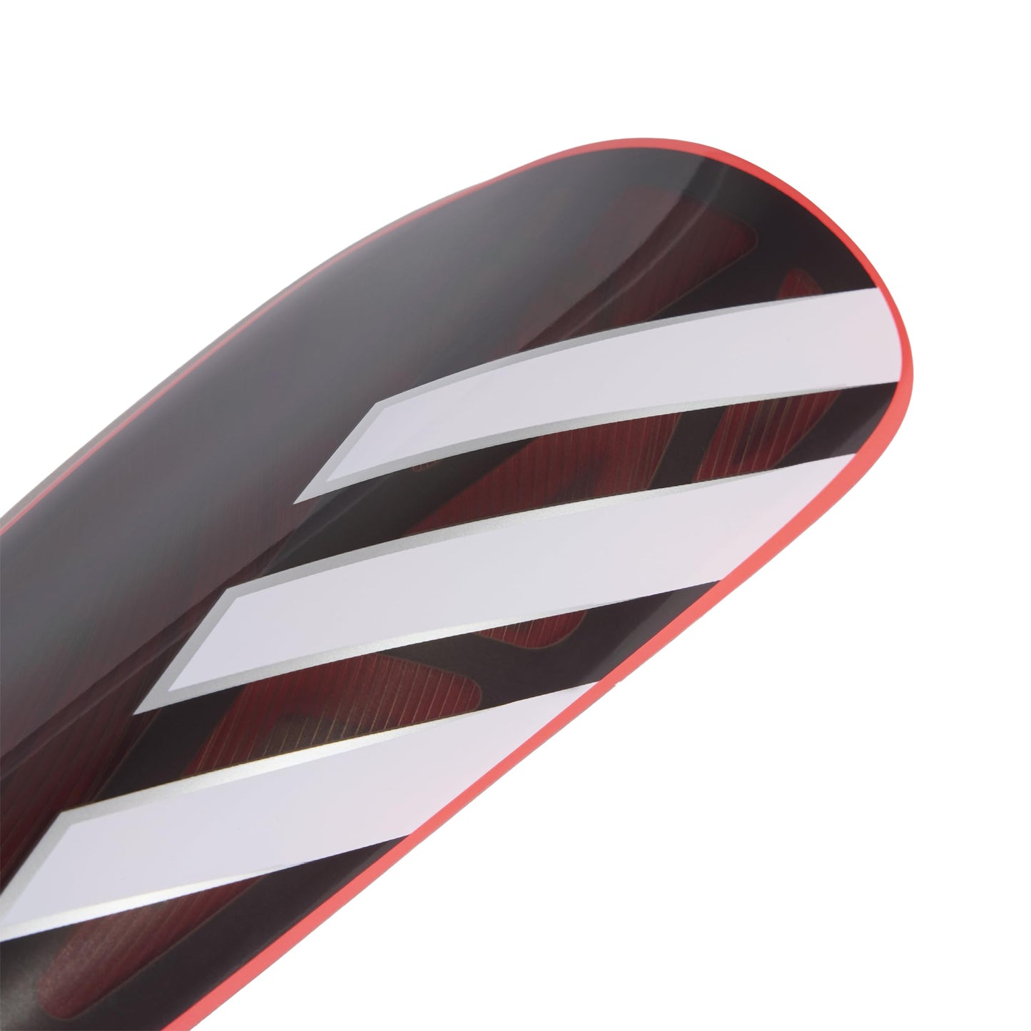 adidas Unisex-Adult Tiro Shinguard League, Black/Lucid Red/White/Silver Metallic, Small