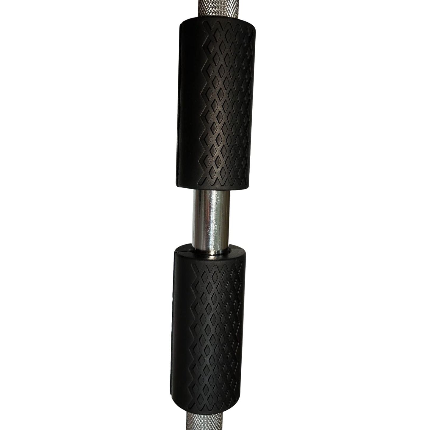 qibylift Pull Up Thick Bar Adapter, Weight Grip Bar Fit for Standard Barbell - Dumbbell Handle Grips, Silicone Rubber Barbell Grips for Weight Lifting Cable Attachments & Fitness Training (Black)