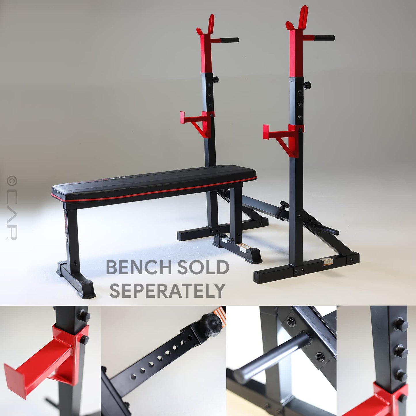 Cap Barbell Adjustable Multi-Function Squat Rack
