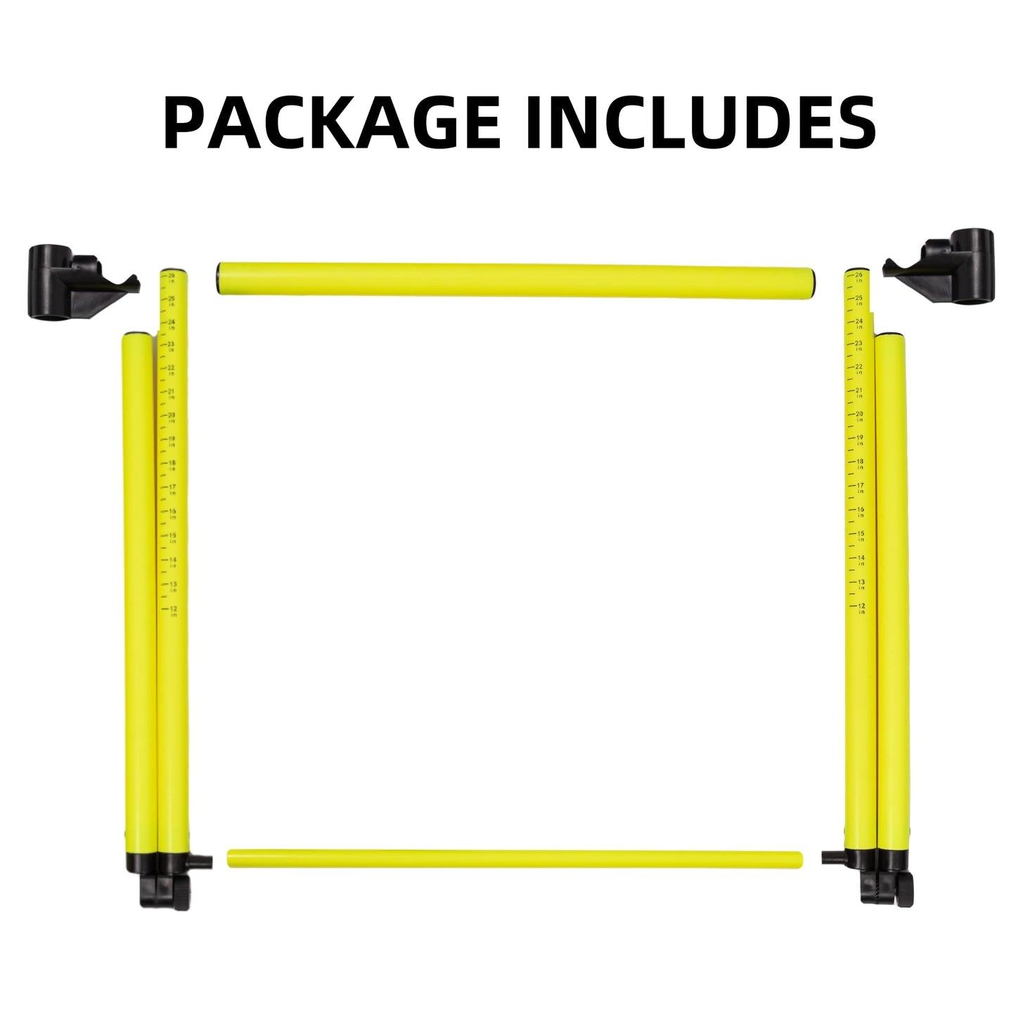 Nbguigdstr Hurdles Training Equipment, Adjustable Height Hurdles Track and Field, Agility Speed Jumping Training Equipment for Soccer Basketball Football Dogs, Detachable-Green