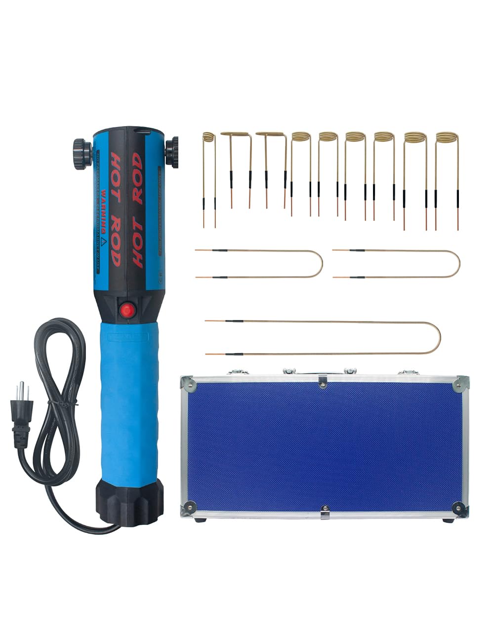 Solary Induction Heater Bolt Removal - 1200W 110V Hand Held Magnetic Induction Heater Tool with 12 Coils for Rusty Screw Removing