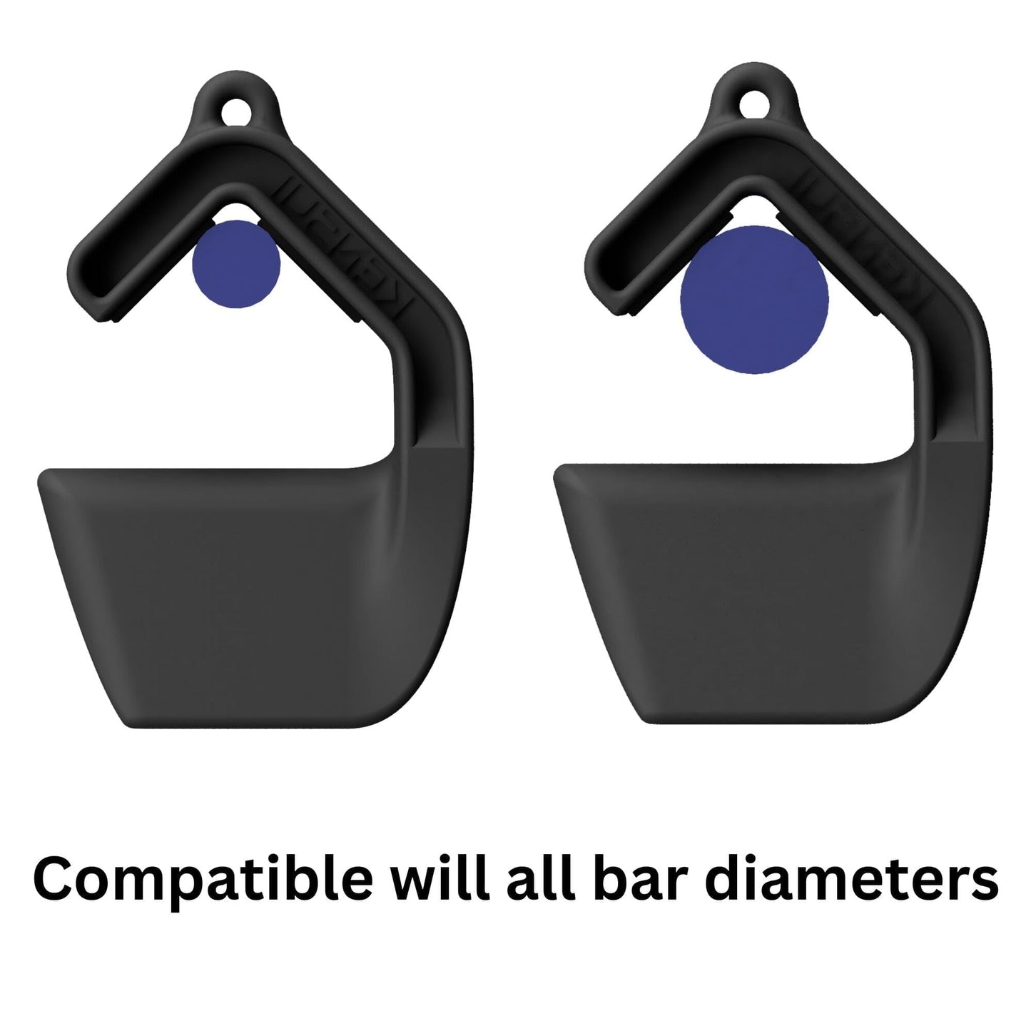 KENSUI Swissies V2 MAX: Ergonomic Handle Attachment for Pull-up Bars, Barbells, Cables and Resistance Bands