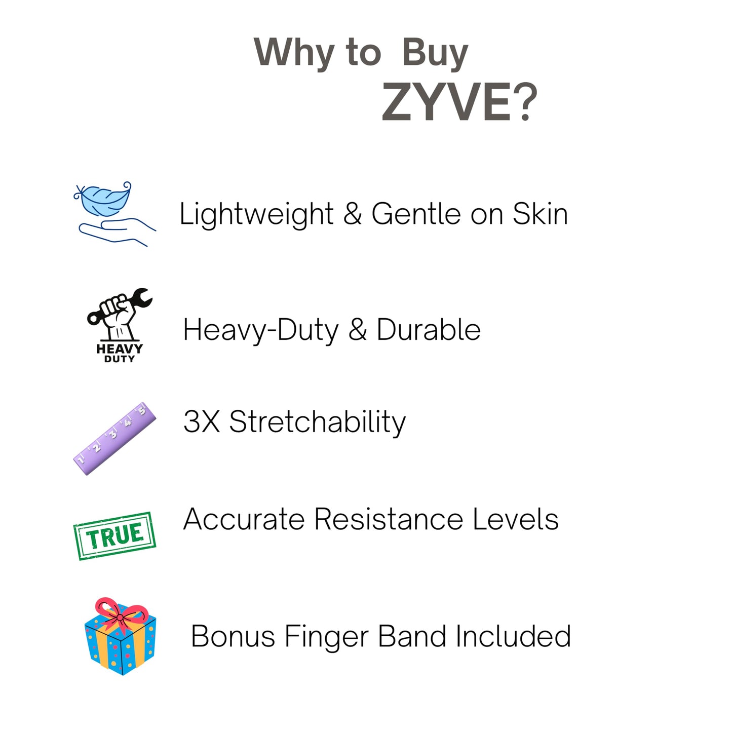 ZYVE Resistance Bands Set for Women & Men –12" Heavy Duty Natural Rubber Exercise Loop Bands for Legs, Glutes, Strength Training, Stretching, Physical Therapy, Home Workouts-Pack of 5 with Carry Pouch