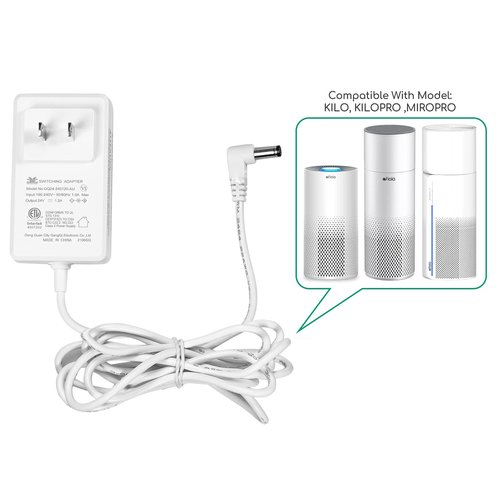 Afloia Original Adapter for Kilo/Kiloplus/Kilopro Air Purifiers, White