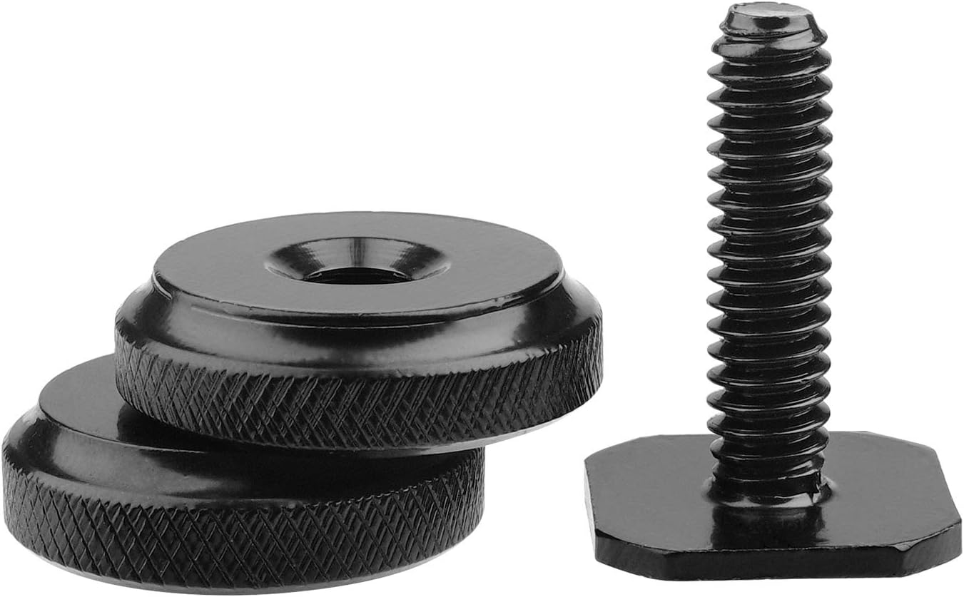 1/4"-20 (Pack 4) Camera Hot Shoe Mount to Tripod Screw Adapter,Flash Shoe Mount for DSLR Camera Rig