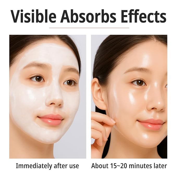 daymellow Rice Collagen Wrapping Mask 2.36 fl. oz / 70ml ??Korean Peel-Off Facial Mask with Hydrolyzed Collagen, Hydrating & Firming, Overnight Gentle Pore Tightening for Glowing Glass Skin