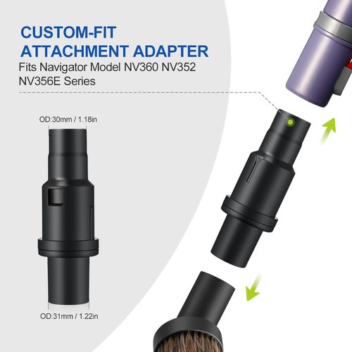 LANMU Vacuum Attachments - 1 1/4 Inch (32mm) Kit for Shark Navigator & Rocket Vacuums | Home & Car Cleaning