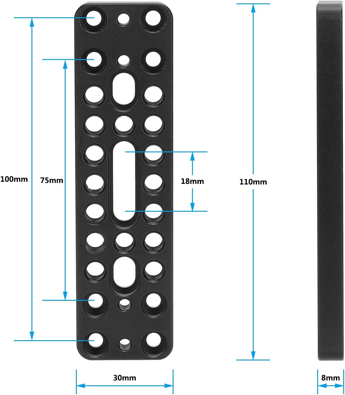 1/4"-20 3291 CAMVATE VESA Monitor Mounting Plate with Threads