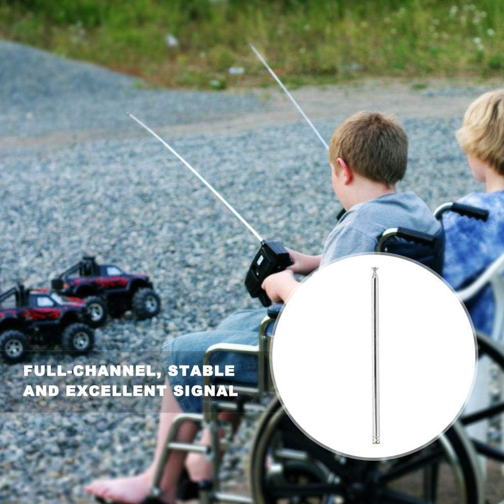 Walfront 7-Channel 2.4 Full Channel Rod for Toy Car Radio, Telescopic for GHz Remote Control