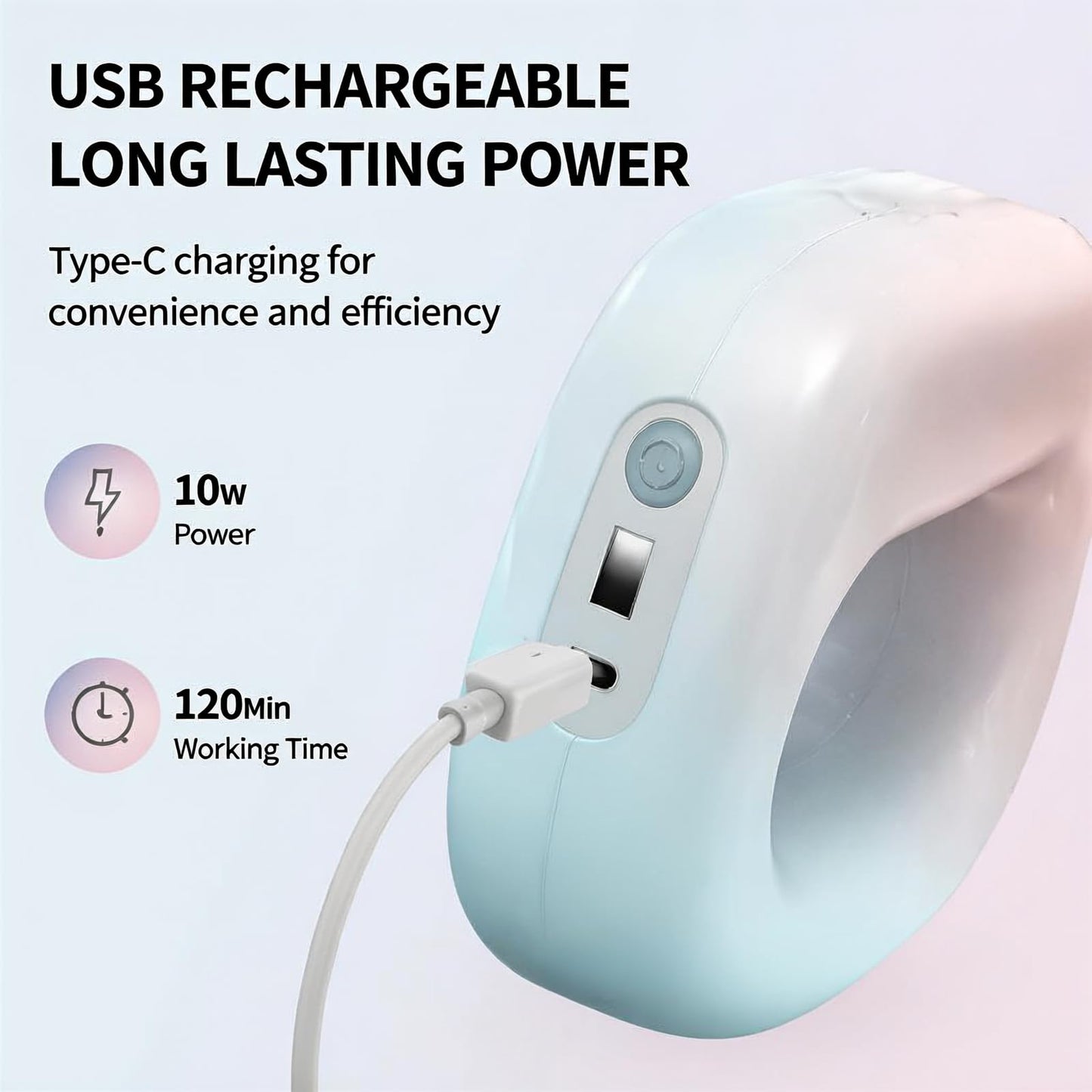 Electric Vibration Plate for Lymphatic Drainage, 8 Level Multifunctional Full-Body Fascia Ring with Belt, 1500mAh Rechargeable Deep Tissue Muscle Massager for Body Contouring & Recovery (Gradient)