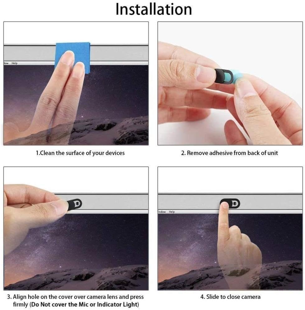 Selna 11"/13" (2025)/iPad 11" (11th 2025), Privacy Camera Cover Security Blocker Compatible with iPad Air Gen Webcam