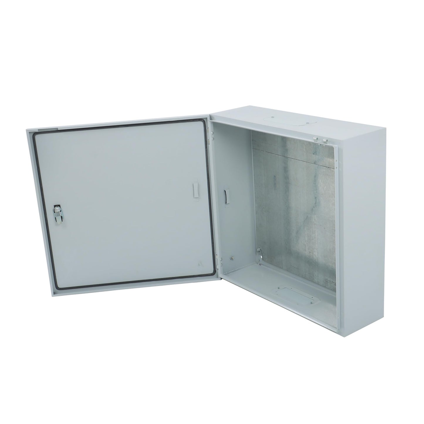 Thomletha 24 x 8 x 24 NEMA 4X Electrical Junction Box - Premium Steel Enclosure for Industrial Controls - Heavy Duty Outdoor Metal Cabinet with Dual-Key Lock - Fits Wiring, Connectors and Panels