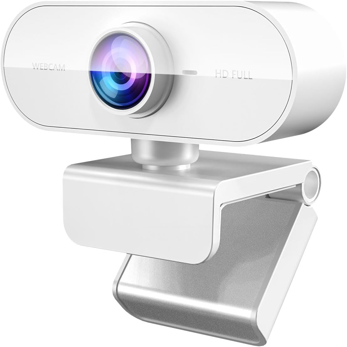 FWV 1080P Webcam HD,Web cam with Microphone, Noise Cancellation, Wide-Angle Lens, Auto Light Correction, Plug & Play