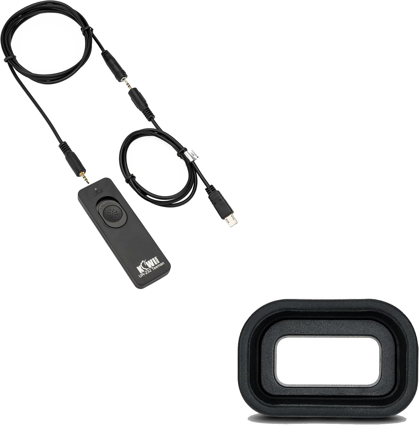 KIWIFOTOS A6000 A6100 A6300 Remote Shutter Release & Soft Eyecup Eyepiece for Sony Mirrorless Camera