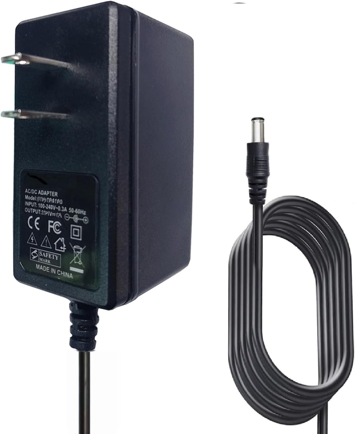 eeTao 12V KN68 DC12V Adapter for KNQZE Shiatsu Neck and Shoulder Massager Replacement Power Supply Charger Cable Cord