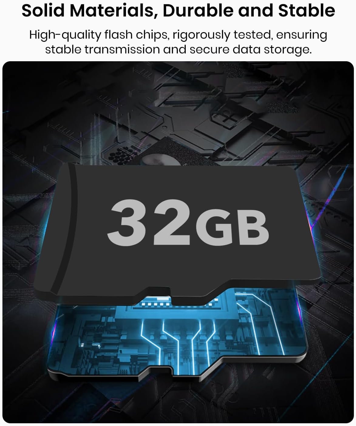 Misstech 32GB 10 U1 Micro SD Card,Compatible with Trail Cameras,Class and Speed Grade Perfect for Full HD (FHD) Videos