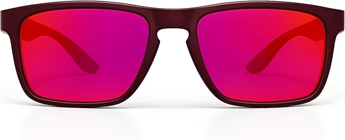 Forge Men's Carbon Fiber Sunglasses – Revo Polarized UV400 Sport Sunglasses for Driving, Fishing & Outdoors – Anti-Fog and Anti-Scratch, Built to Last for Life