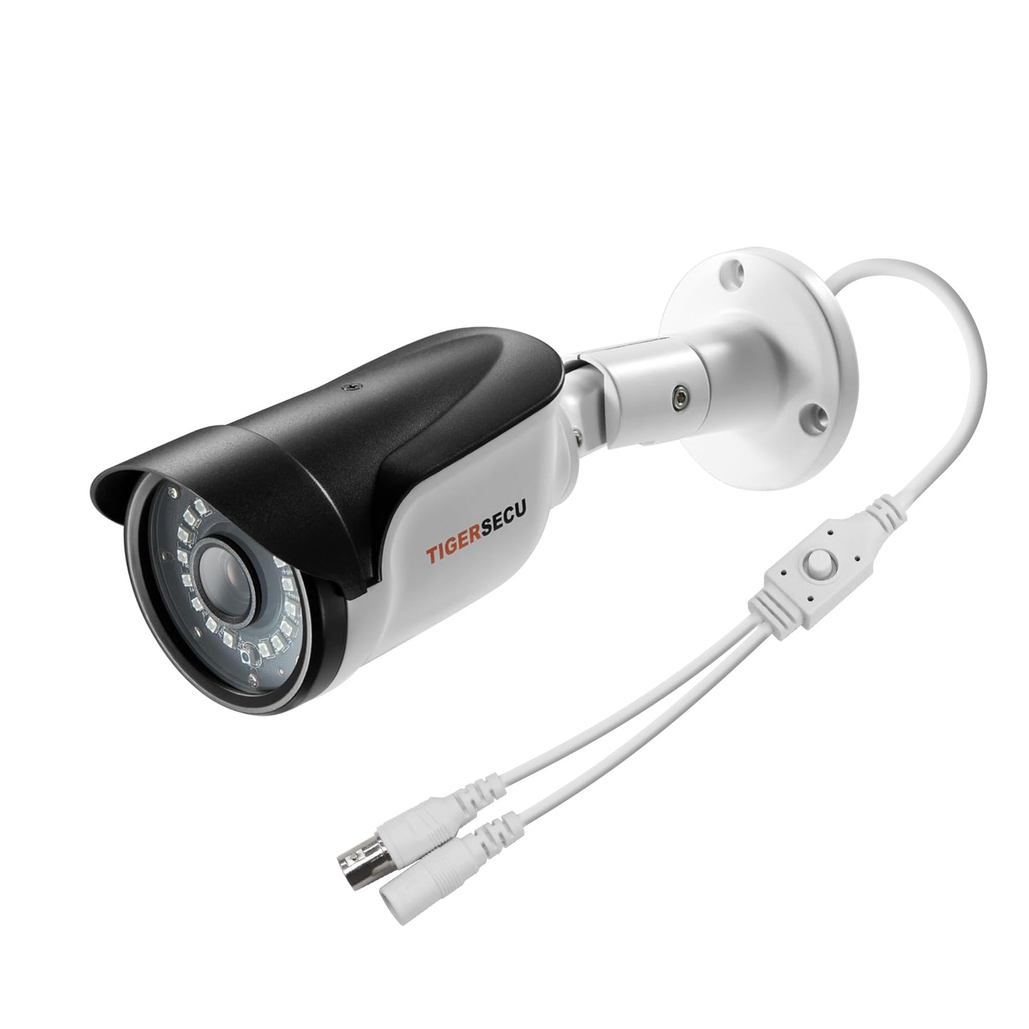 TIGERSECU 1080P Long Range Bullet Security Camera for DVR, Weatheproof for Indoor/Outdoor Use, Hybrid 4-in-1 OSD Switch for TVI/CVI/AHD/CVBS DVRs (Power Supply and Coaxial Cable Sold Separately)
