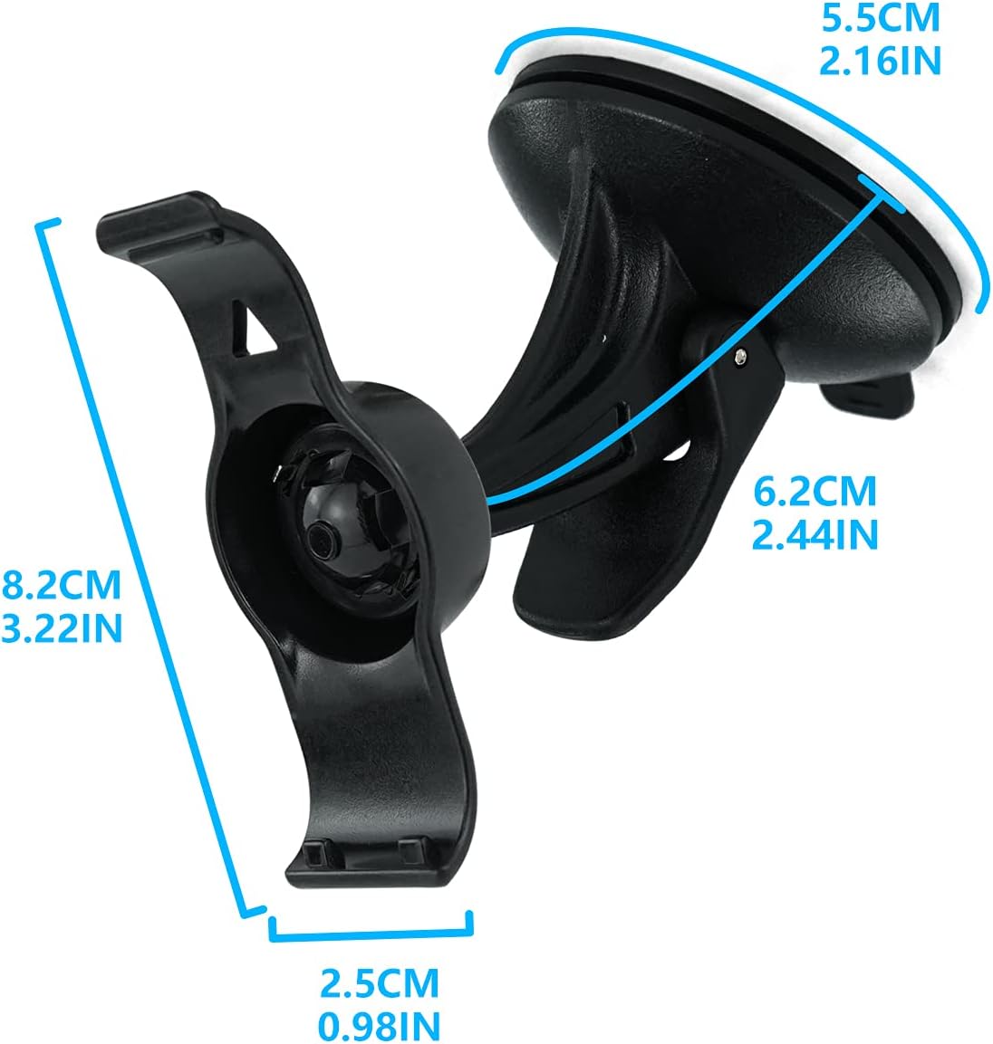 EKIND 40 40LM 010-11765-01) Car Windscreen Windshield Suction Cup Mount Holder Cradle Compatible for Garmin GPS Nuvi