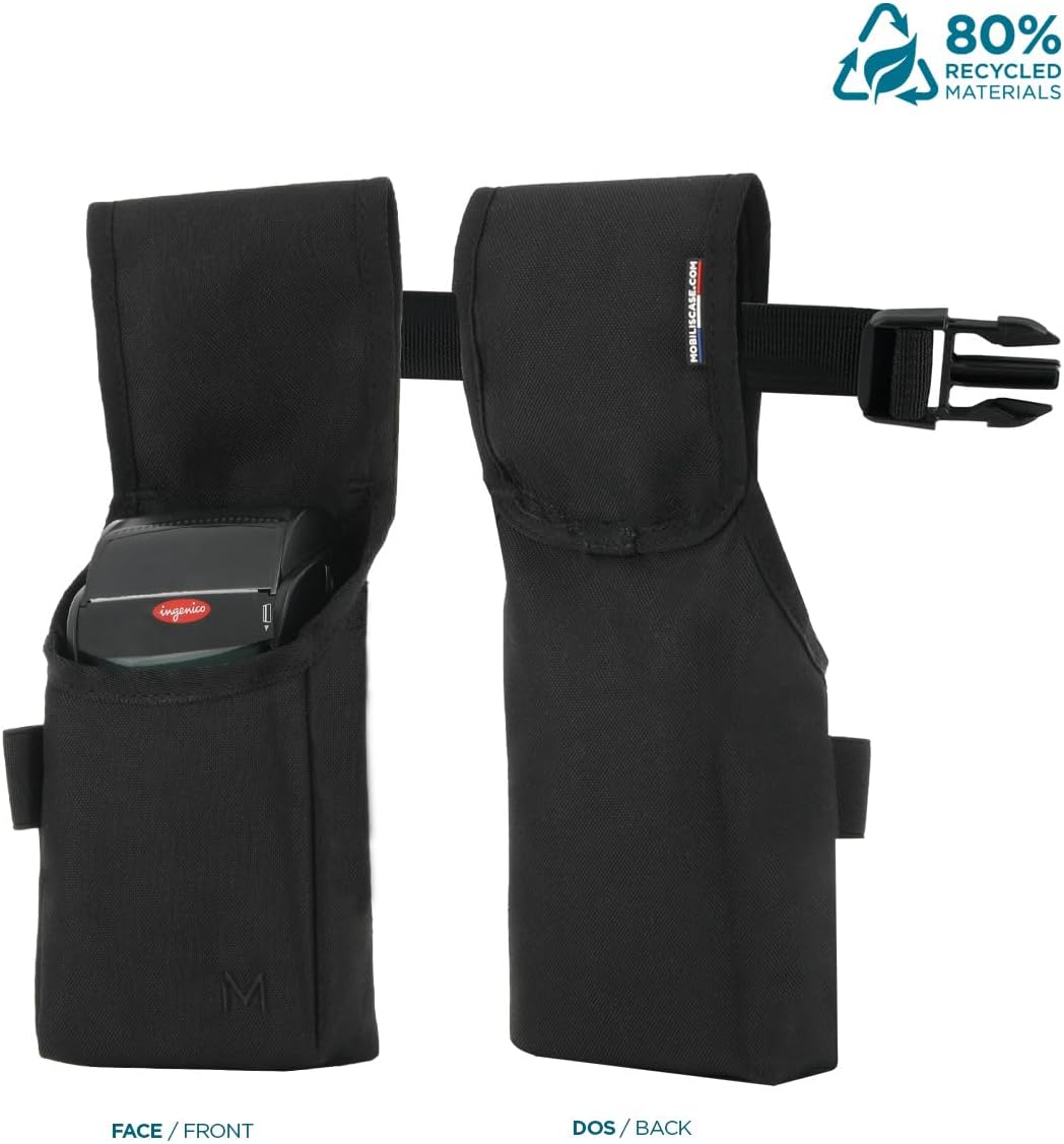 11 27 5 cm MOBILIS Holster for POS Card Reader with Belt Universal Case for Payment Terminals & Mobile Scanners, Device