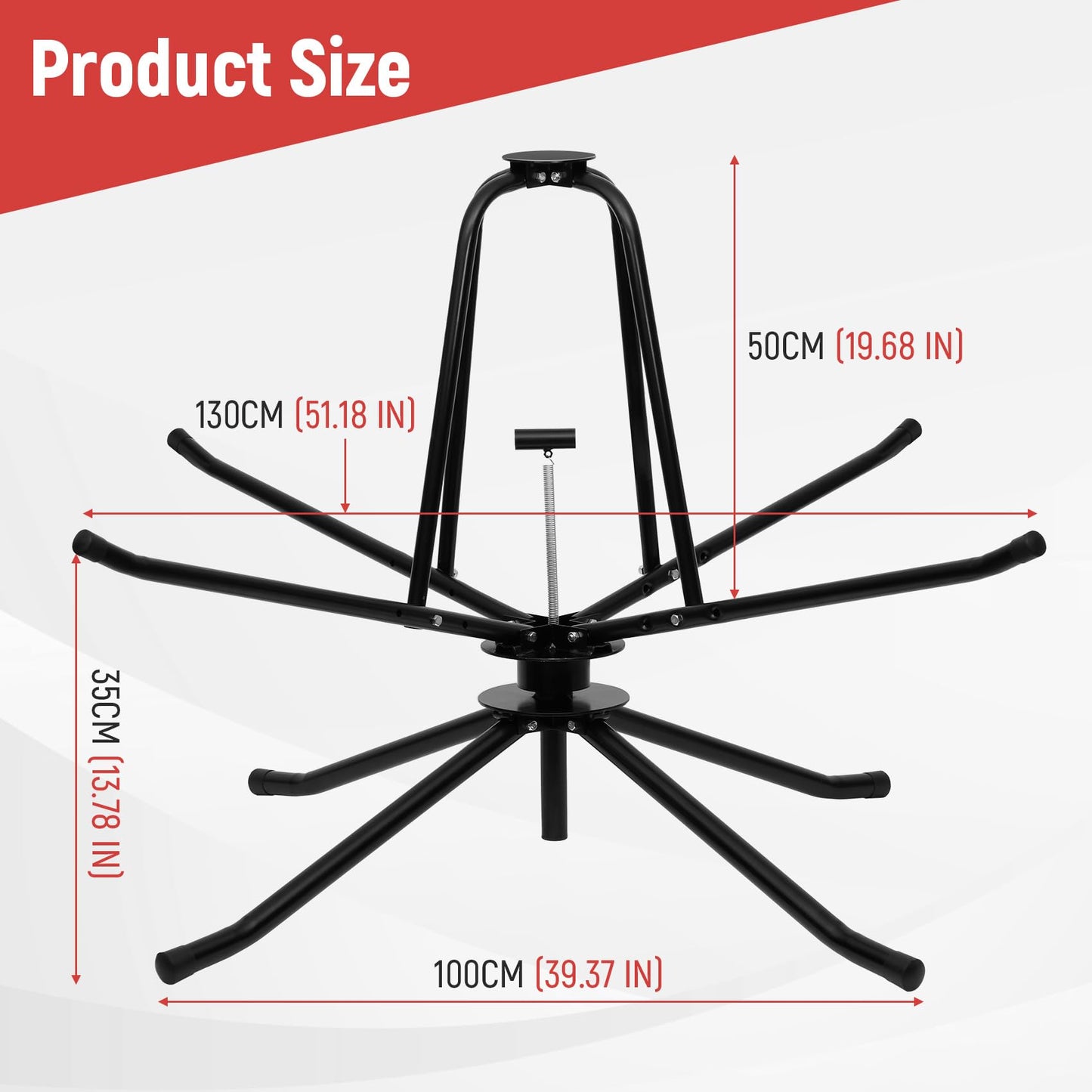 Heavy Duty PEX Piping Uncoiler, PEX Uncoiler for 3/8'' to 1'' or 5/8'' to 1'' Pex Tubing, Multi-function Foldable Pipe Dispenser for Water Tube, Underfloor Heating Pipe, Maximum Load of 440 Pounds