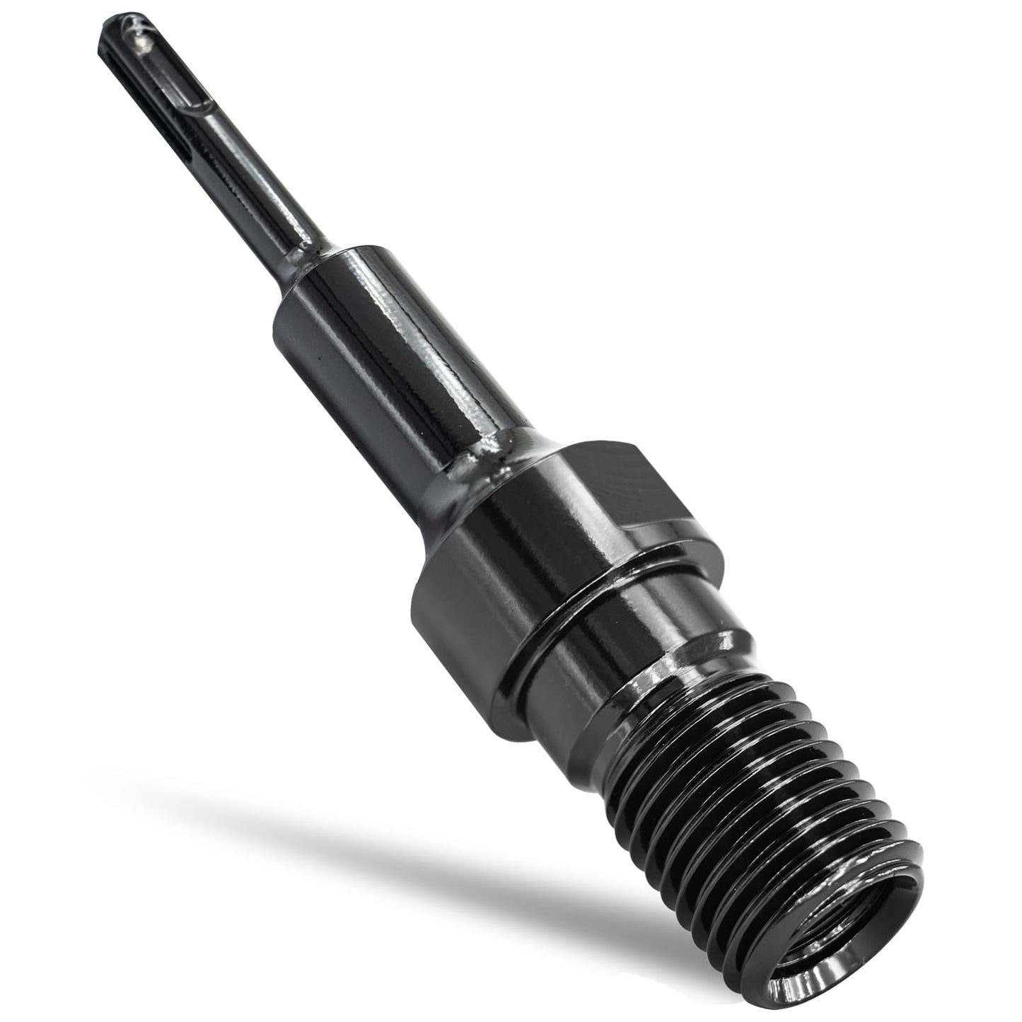 DaduoRi 6" Wet Core Drill Bit & SDS Plus Shank Drill Adapter - 6" Diameter Core Bits for Concrete, 14" Drilling Depth, 1-1/4"-7 Thread Diamond Core Bit for Cured Concrete, Masonry, Brick