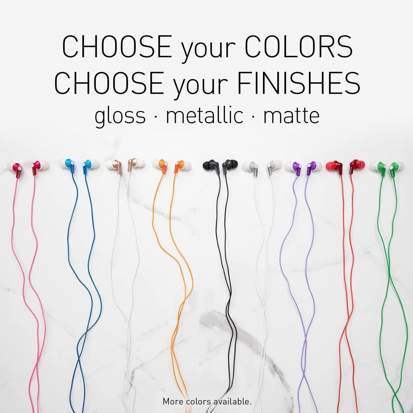 3.5mm RP-HJE120-AA Panasonic ErgoFit Wired Earbuds, Jack in-Ear Headphones with Dynamic Crystal-Clear Sound and Soft