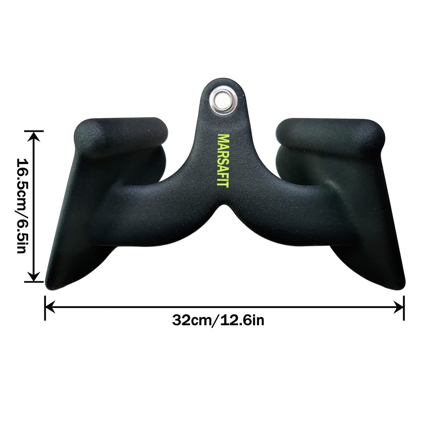 Home Gym Fitness Rowing T-bar V-bar Pulley Cable Machine Attachments, Bicep Curl Tricep Lat pulldown Bar Back Strength Training Handle Grips Lat Pull Down Bar Press Down Exercises (Length 8")