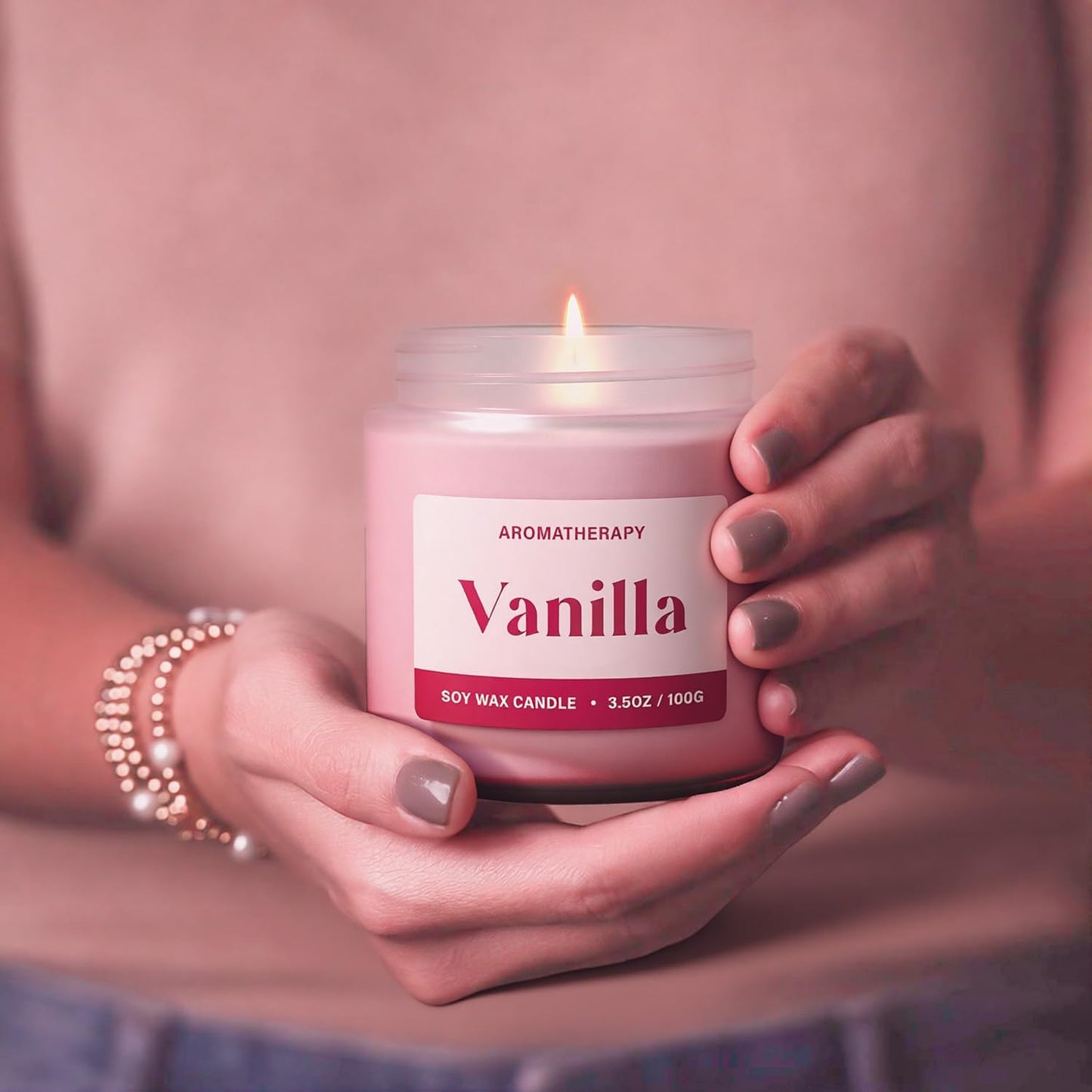 Regine Switzerland Scented Candles - Relaxing Lavender & Vanilla Aromatherapy Gift Set | 2 Pack