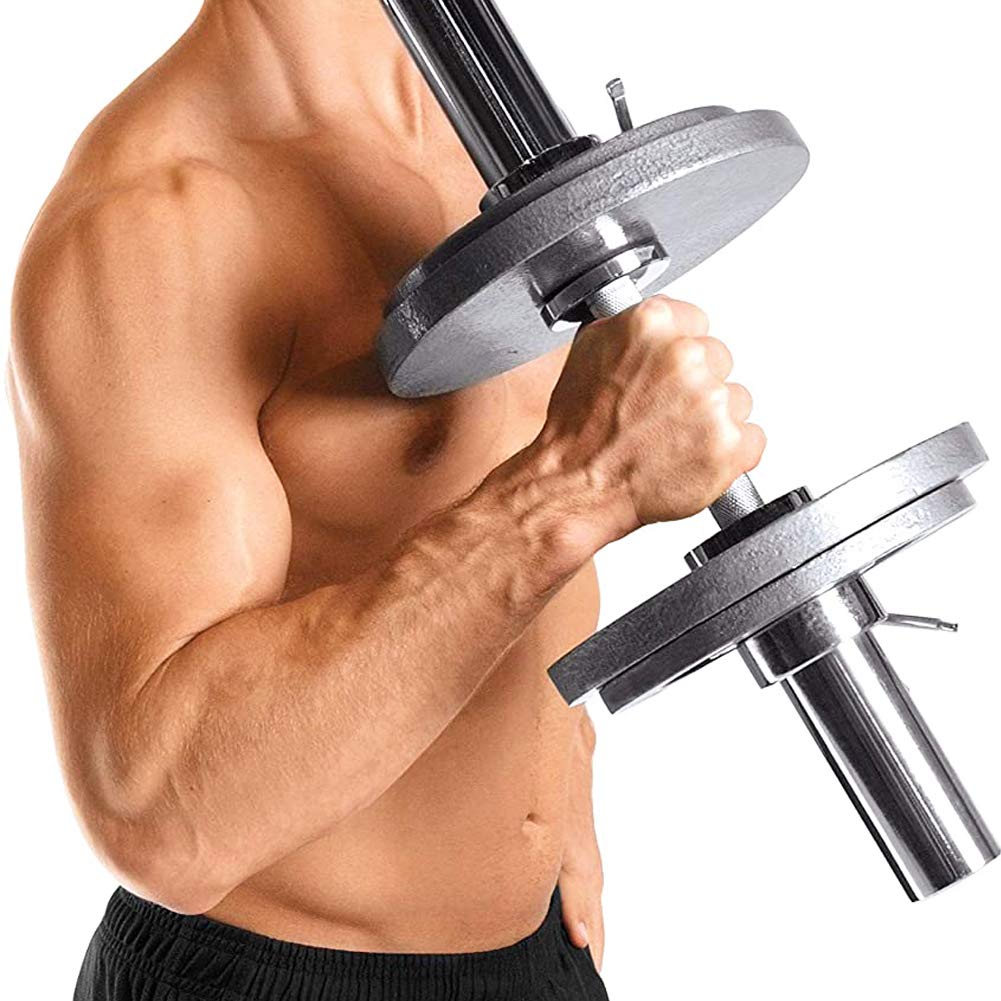 Fox Baby Barbell Collars,Pair of Quick Release Stainless Steel 2 inch Olympic Weight Bar Plate Locks Collar Clips Barbell clamp for Fitness Workout Weightlifting Training