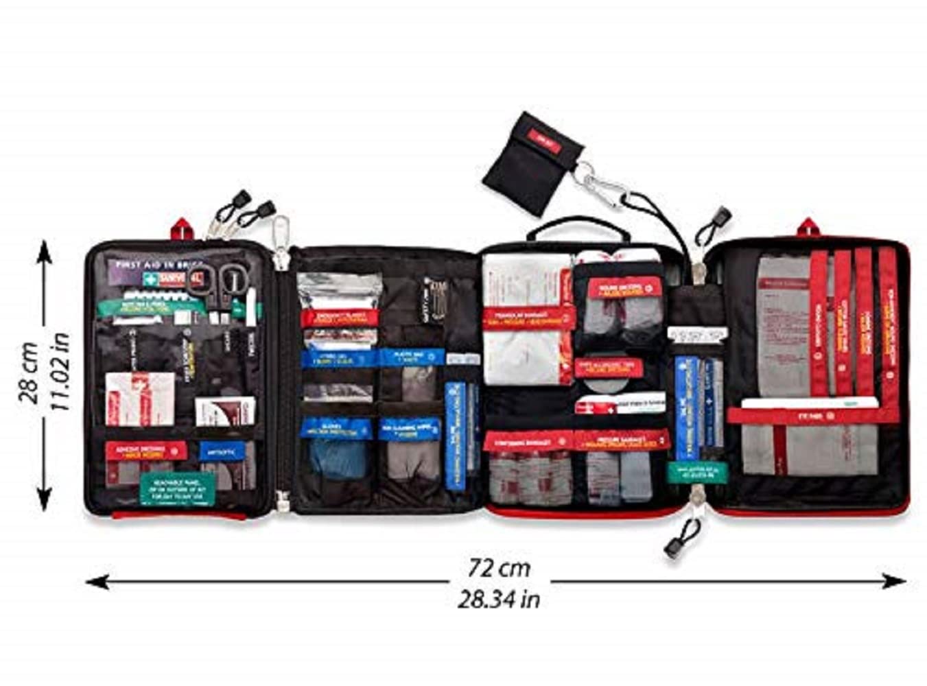SURVIVAL Workplace/Home First Aid Kit USA - Premium First Aid Kit for Home & Workplace Emergencies - 152 Pieces