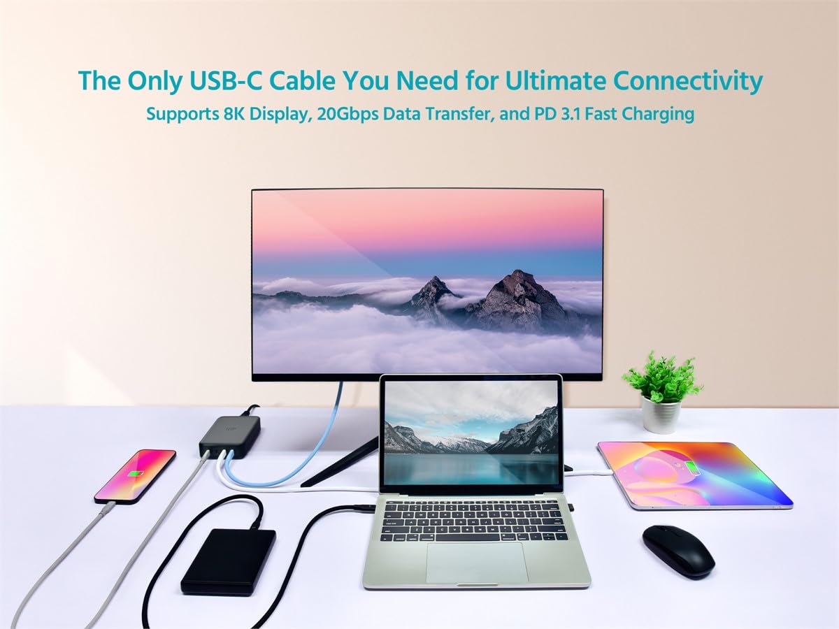 USB4 2 6ft Monoprice Gen Silicone Cable Black