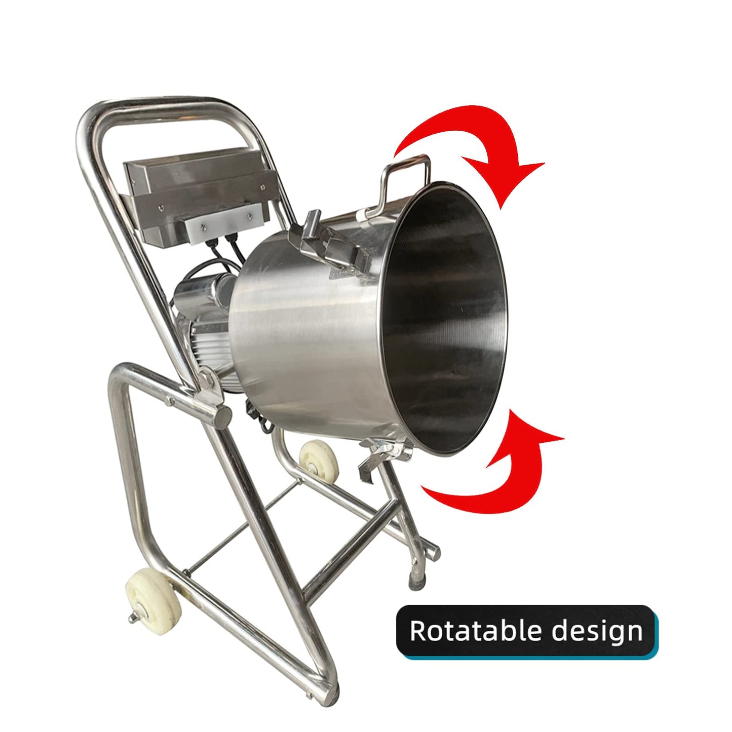 Commercial Food Cutter and Food Processor,Meat Chopper Machine Stainless Steel Universal Food Mixer Vegetable Industrial Fruit Blender,Vegetable Blender,Animal Feed Cutter & Mixer for Farm (20L)