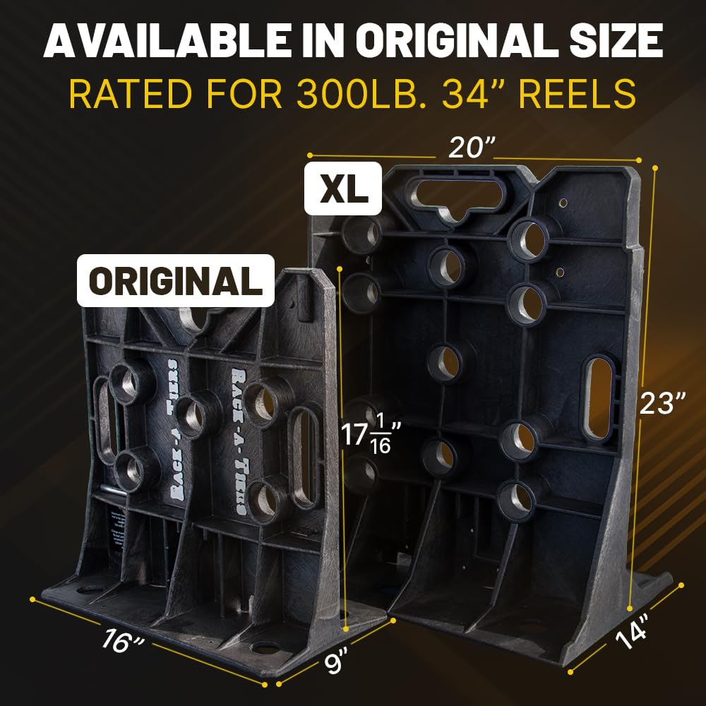 Rack-A-Tiers XL Multi-Purpose Cable Dispenser - Award Winning Electrical Wire Rack, Wire Spool Caddy (11470)
