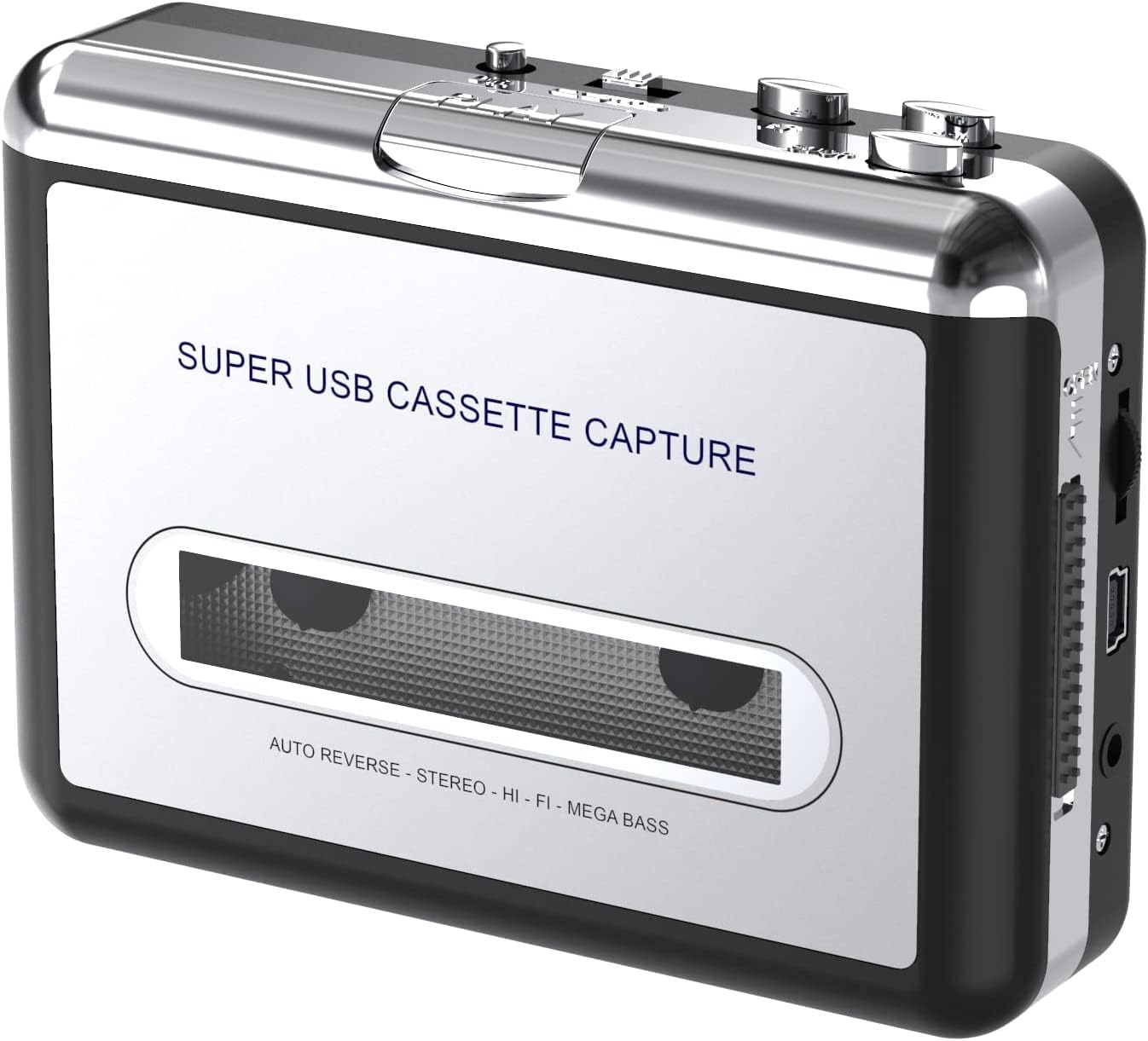 DigitNowCassette MP3 Cassette MP3 Cassette MP3 Tape To CD Converter Via USB,Portable USB Tape Player Capture Audio