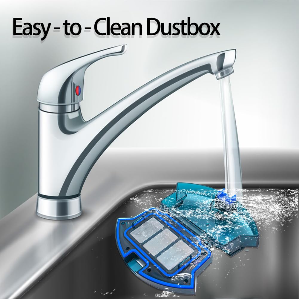 Ytaland Dust bin Box Compatible for Eufy RoboVac 11S, 15C, 30, 30C, 35C Robotic Vacuum Cleaner Replacement Part Accessories(NOT for RoboVac 11 11c 11+ & All MAX Series)