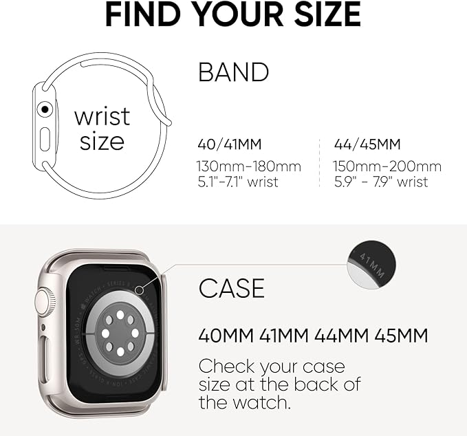 Compatible for Apple Watch Series 11 10 Band 46mm and Case with Screen Protector, Soft Silicone Sport Strap Bands and Protective Cover with Tempered Glass for iWatch Series 11 10